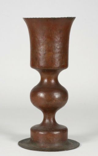 Dirk Van Erp Hammered Copper Vase - Rare Vallejo Period Circa 1905 Arts & Crafts