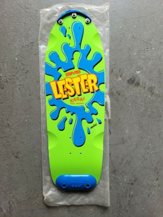 Vintage Sims Lester Kasai Splatter Mini Rare Skateboard Deck