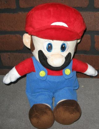 OFFICIAL Mario Party 5 MEDIUM MARIO Plush Toy Doll Rare 14 