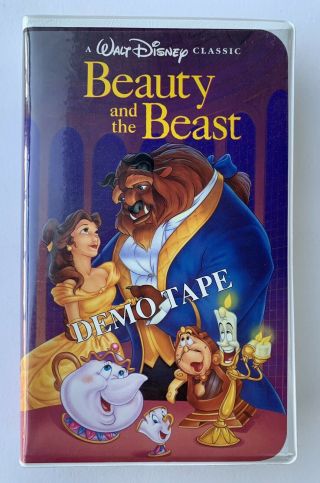 - - - Rare - - - Disney Vhs Tape: 1992 - Demo Tape - Beauty And The Beast