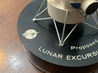 Rare Apollo Proposed Lunar Excursion Module Desk Model by Grumman 2