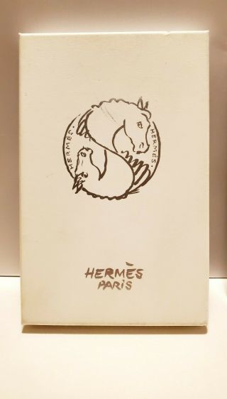 Hermes Paris Rare Large Playing Cards W/box 2012 Edition