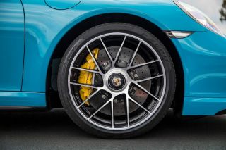 4 Porsche Turbo S Centerlock Wheels Tires Oem Factory Rare