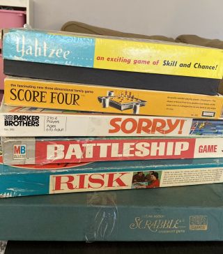 Vintage Board Games Rare Bundle