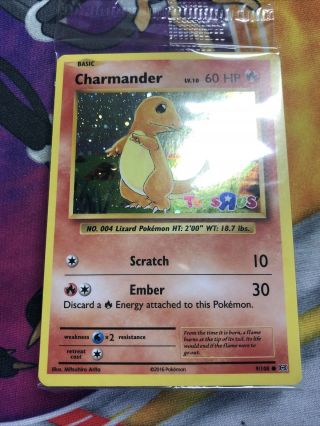 Pokemon Charmander Card Toys R Us Promo Holo Tcg Rare Evolutions 9/108