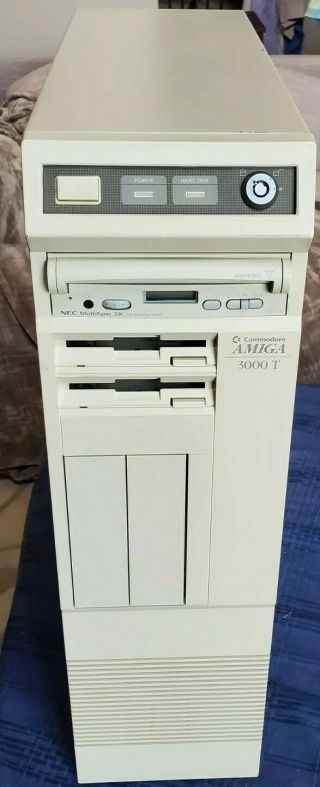 Rare Vintage Commodore Amiga 3000t - 25/200 Tower Computer A 3000 T A3000t - Grail
