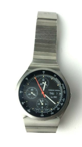 IWC Porsche Design Chronograph Titanium Automatic Mens Watch Very Rare 2