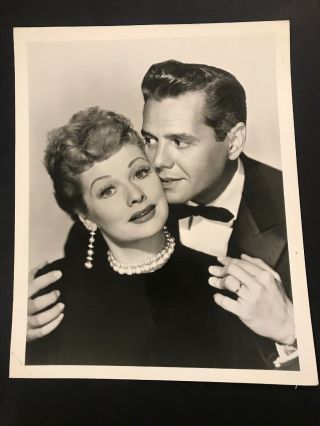Lucy & Desi I Love Lucy Television Lucille Ball Vintage 8 X 10 Rare Photo I
