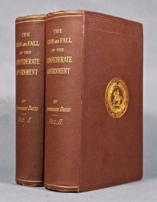 Rare 1881 1sted The Rise And Fall Of The Confederate Government Civil War Fine