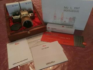 Leica Leitz R6.  2 Hong Kong 1997 Gold Camera Set Mib Extremely Rare