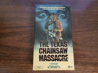 The Texas Chainsaw Massacre Vhs Horror Media 1984 Rare