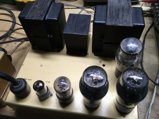 Rare Leak Point One TL/10 Mono block Tube Amplifier And Pre - Amp Recapped 2