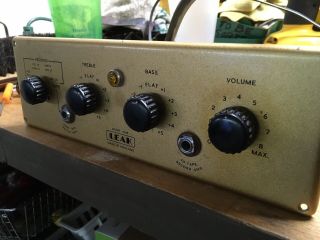 Rare Leak Point One TL/10 Mono block Tube Amplifier And Pre - Amp Recapped 4