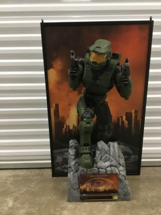 Rare Halo 2 Master Chief Standee Game Store Display Xbox Life Size Poster Type