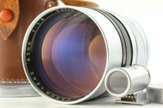 Rare " Near,  W/finder " Canon 85mm F/1.  5 Late Model Ltm L39 Leica L Japan