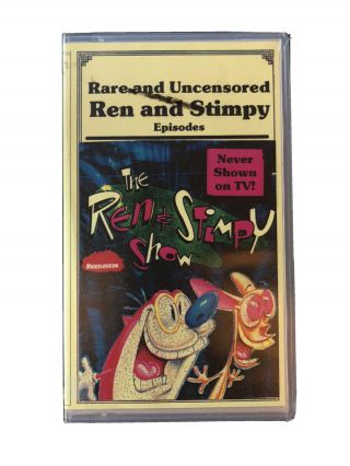 Ren And Stimpy - Rare And Uncensored Episodes (vhs)