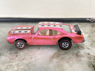 Rare Hot Wheels Redline 1971 Olds 442 Rare Intense Hot Pink Stunner Minty