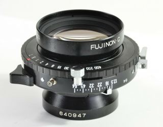 RARE Fuji Fujinon C 450mm f/12.  5 8x10 or 11x14 Lens w/Copal 1.  Gorgeous,  compact 3