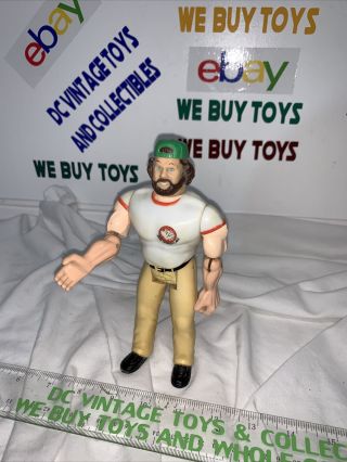 Vintage Over The Top John Grizzly 7.  5 " Action Figure 1986 Lewco Toys Very Rare