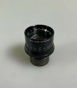 Kinoptik Paris Apochromat Lens 50mm F2 55401 Rare
