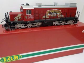 Lgb Christmas Diesel 24552 With Sound.  Very Rare Only 250 Were Built In 1998