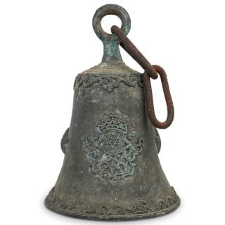 18th Century Voc Dutch East India Company Bell Rare Marked 1602