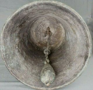 18th Century VOC Dutch East India Company Bell Rare Marked 1602 4
