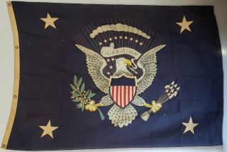Rare Authentic Wwii Us Presidential Flag Truman Fdr Us Navy Issue No.  6 Ww2