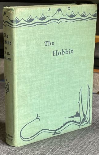 The Hobbit J.  R.  R.  TOLKIEN 1st Printing UK 2nd Impression 1937 VERY RARE 1877 ccs 2