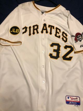 Pittsburgh Pirates Game Worn Jersey Lincoln Jlb Rare Patch