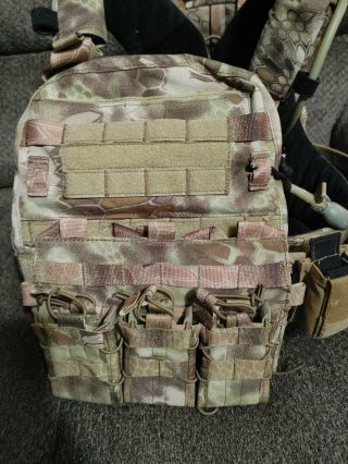 Rare " Hld " Pattern Emerson Avs Harness And Plate Carrier Plus Ms4 Sling