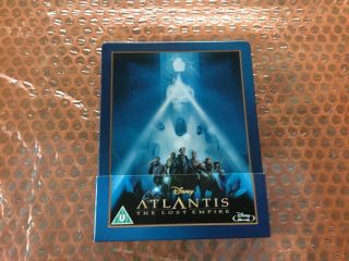 Atlantis The Lost Empire,  2 - Discs Steelbook,  Blu - Ray/ Dvd,  Rare,