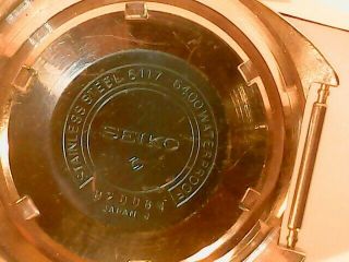 Rare Seiko 6117 - 6400 World Time Automatic Watch Case
