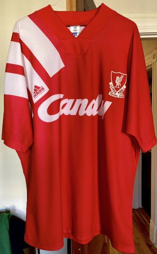 Liverpool Fc Jersey | 1990 - 91 | Adidas | Rare | | Xl