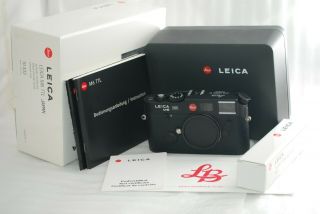 " Rare Near Boxed " Leica M6 Ttl 0.  72 Japan Limited Model Camera 4110