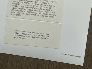 RARE Gelatin silver Print,  Josef Koudelka - France 1973,  Magnum Photos 5