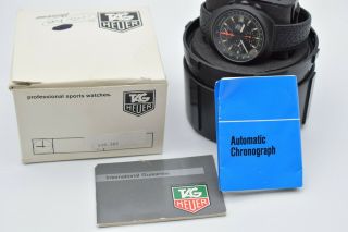 Tag Heuer Pilot Chronograph 510.  501 Lemania 5100 Rare Watch 6