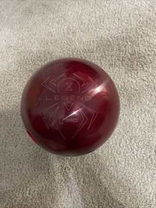 Hammer Black Widow Red Legand 15 Rare Bowling Ball