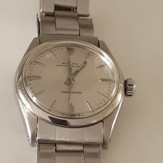 Rare Rolex Oyster Speedking Precision Refinished Dial Steel Watch 6426 Year 1960