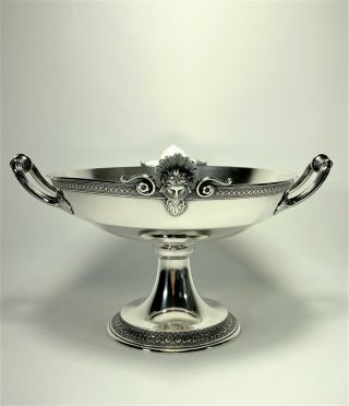 Rare Tiffany & Company Makers Sterling Silver Cameo Faces Bowl Tazza C1873 - 1891