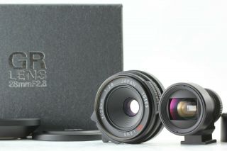 【rare In Box】 Ricoh Gr 28mm F/2.  8 Black For Leica L39 Ltm From Japan