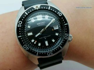Seiko Diver 6105 - 8000 (rare) Vintage Diver Watch For Men Circa 1969s,  Good Cond