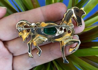 Extremely RARE Trifari Moghul Horse Brooch,  A Philippe 1949 4