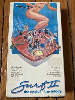 Surf Ii: The End Of The Trilogy Vhs Horror Rare Sex Comedy Top Citadel Video 2