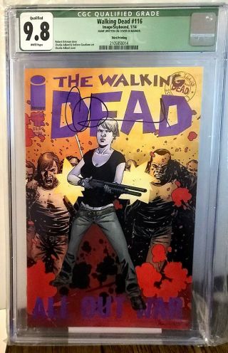 The Walking Dead 116 Third Printing Cgc 9.  8 Rare
