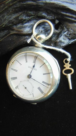 Rare 1859 Civil War Era Waltham Grade A.  T.  & Co.  Pocket Watch Size 18s
