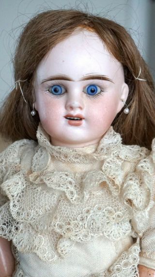 Rare 19th Century 34cm E3d Déposé Etienne Denamur Antique French Doll