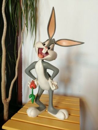 Extremely Rare Looney Tunes Bugs Bunny Standing Big Figurine Statue