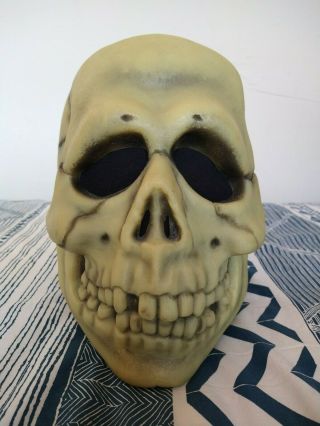 Rare Vintage Don Post Skull Mask Glow In The Dark