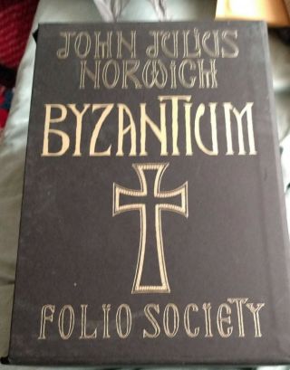 Folio Society John Julius Norwich Byzantium 3 Volume Book Box Set Slipcase Rare